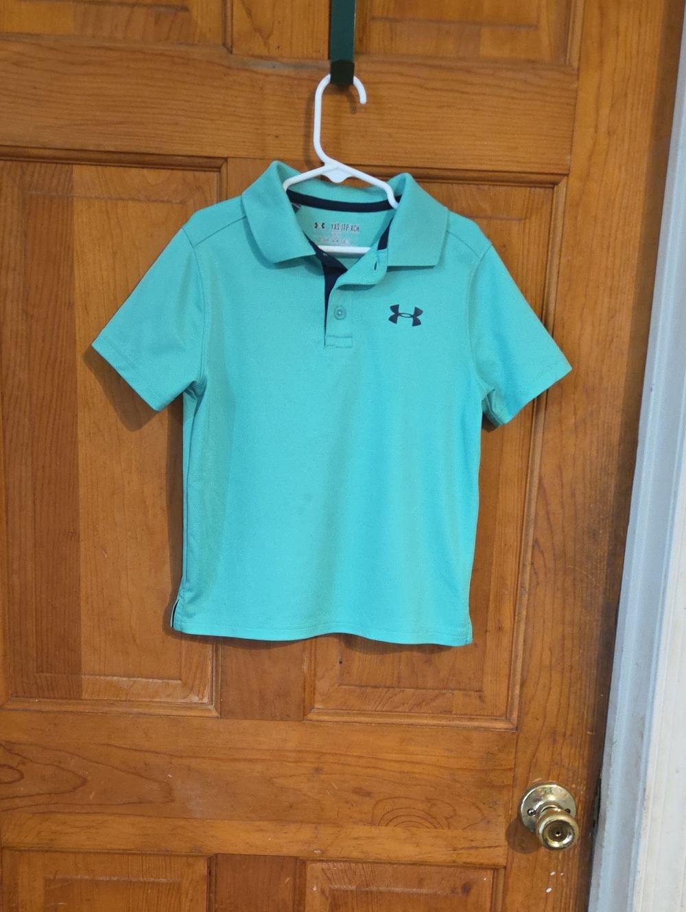 Under Armour Boys' Mint Polo Shirt in Aqua